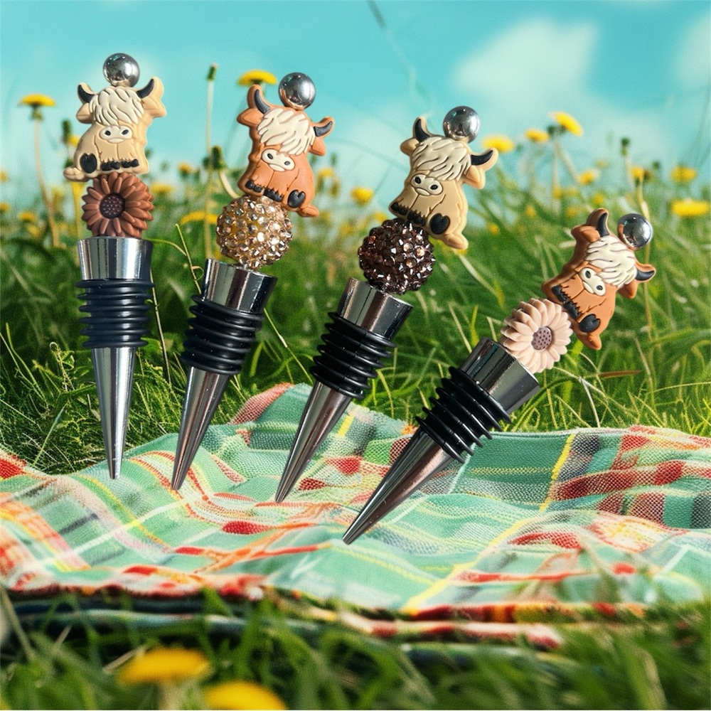 NWT Highland Cow Wine Stopper 🍷
